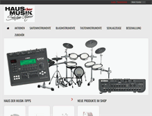 Tablet Screenshot of hdm-shop.com